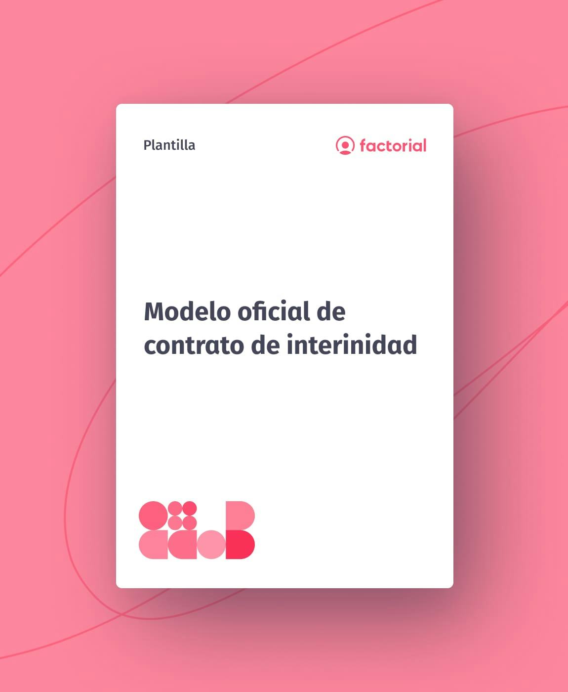 Modelo oficial de contrato de interinidad