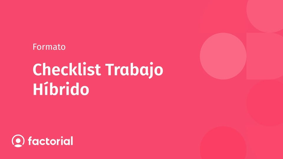 Checklist Trabajo Híbrido Checklist Trabajo Híbrido