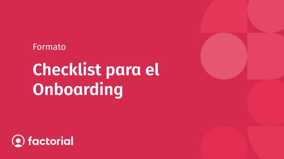 Checklist para el Onboarding Checklist para el Onboarding