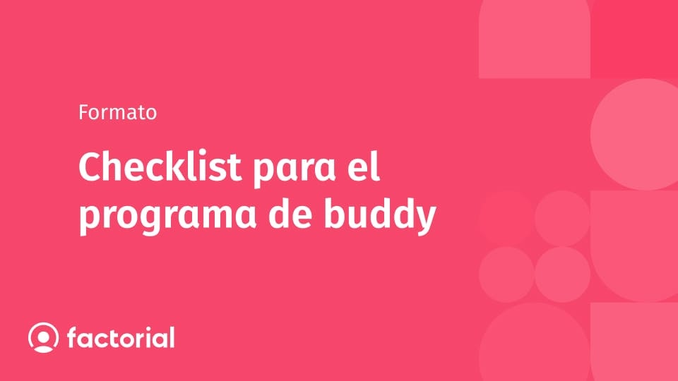 Checklist para el programa de buddy Checklist para el programa de buddy
