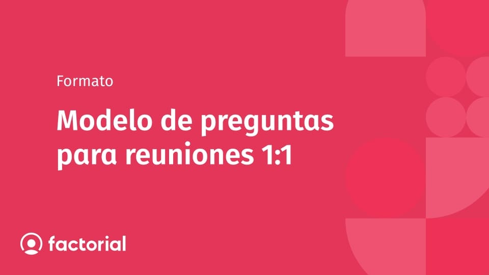 Modelo de preguntas para reuniones 1:1