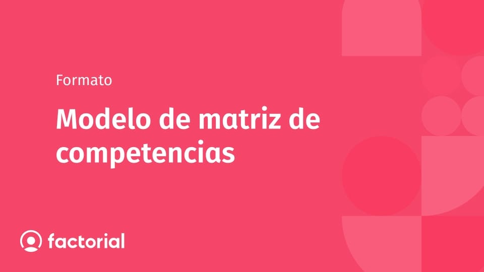 Modelo de matriz de competencias