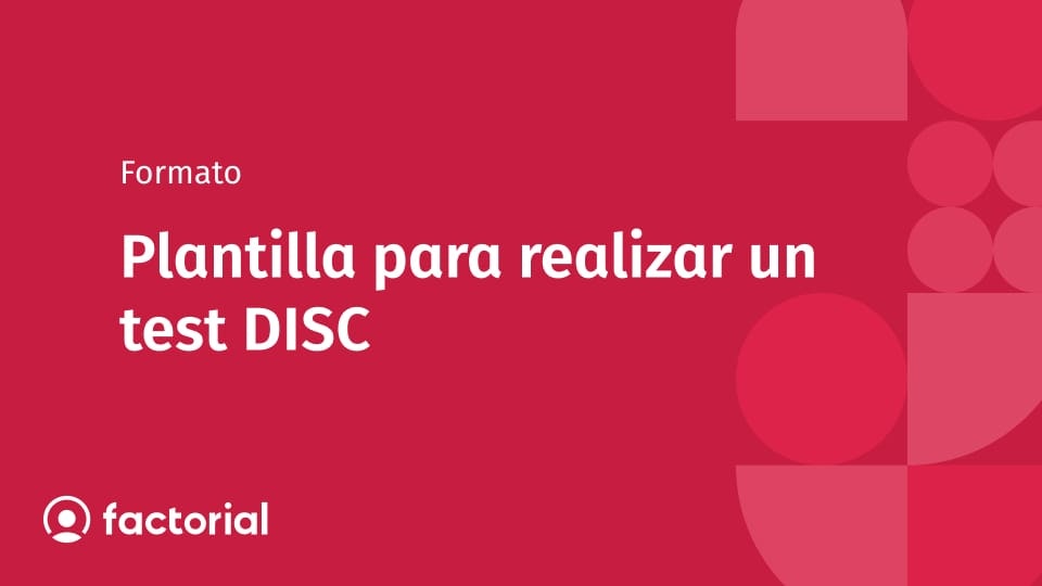 Plantilla para realizar un test DISC Plantilla para realizar un test DISC