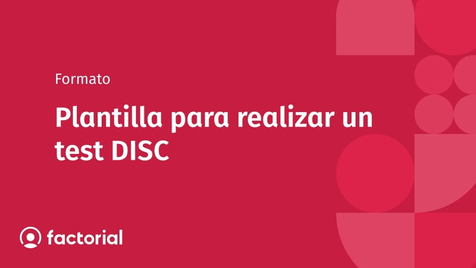 Plantilla para realizar un test DISC