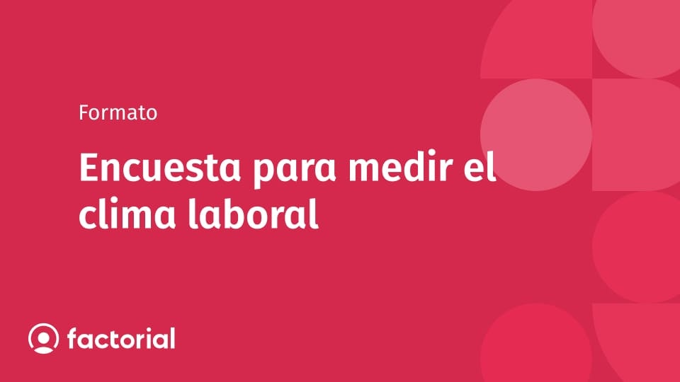 Encuesta para medir el clima laboral