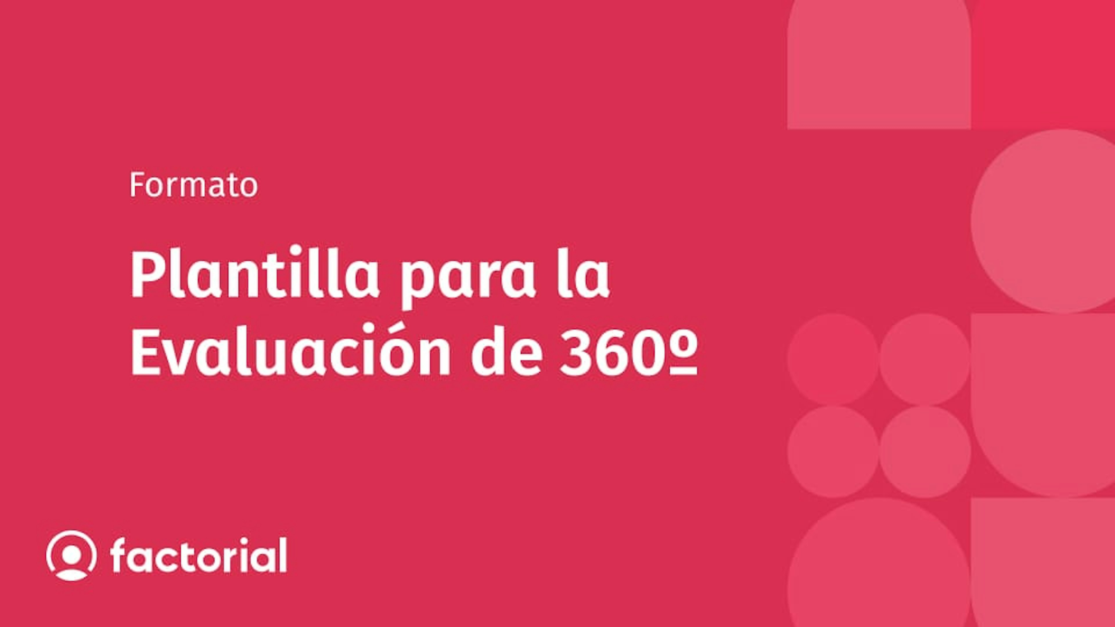 Plantilla para la Evaluación de 360º