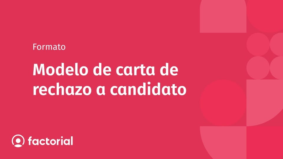 Modelo de carta de rechazo a candidato