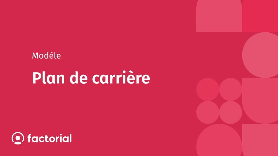Plan de carrière Plan de carrière