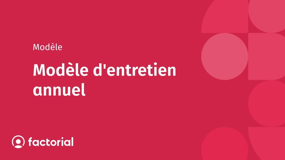 Modèle d'entretien annuel