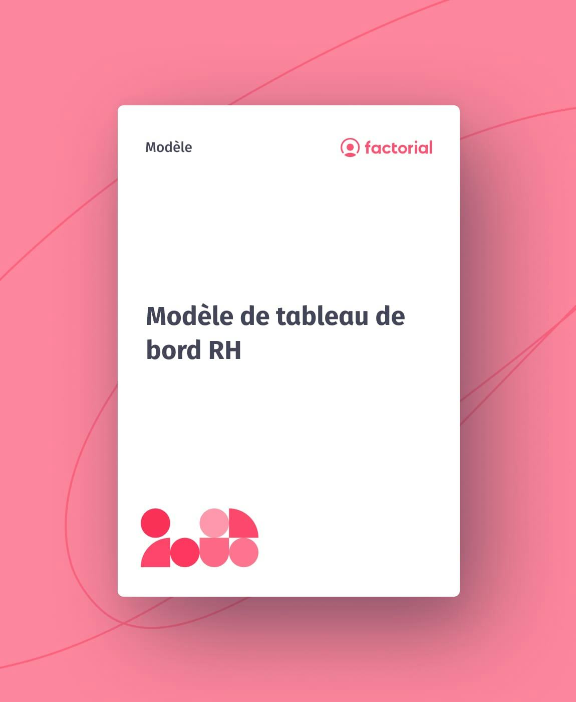 Modèle de tableau de bord RH