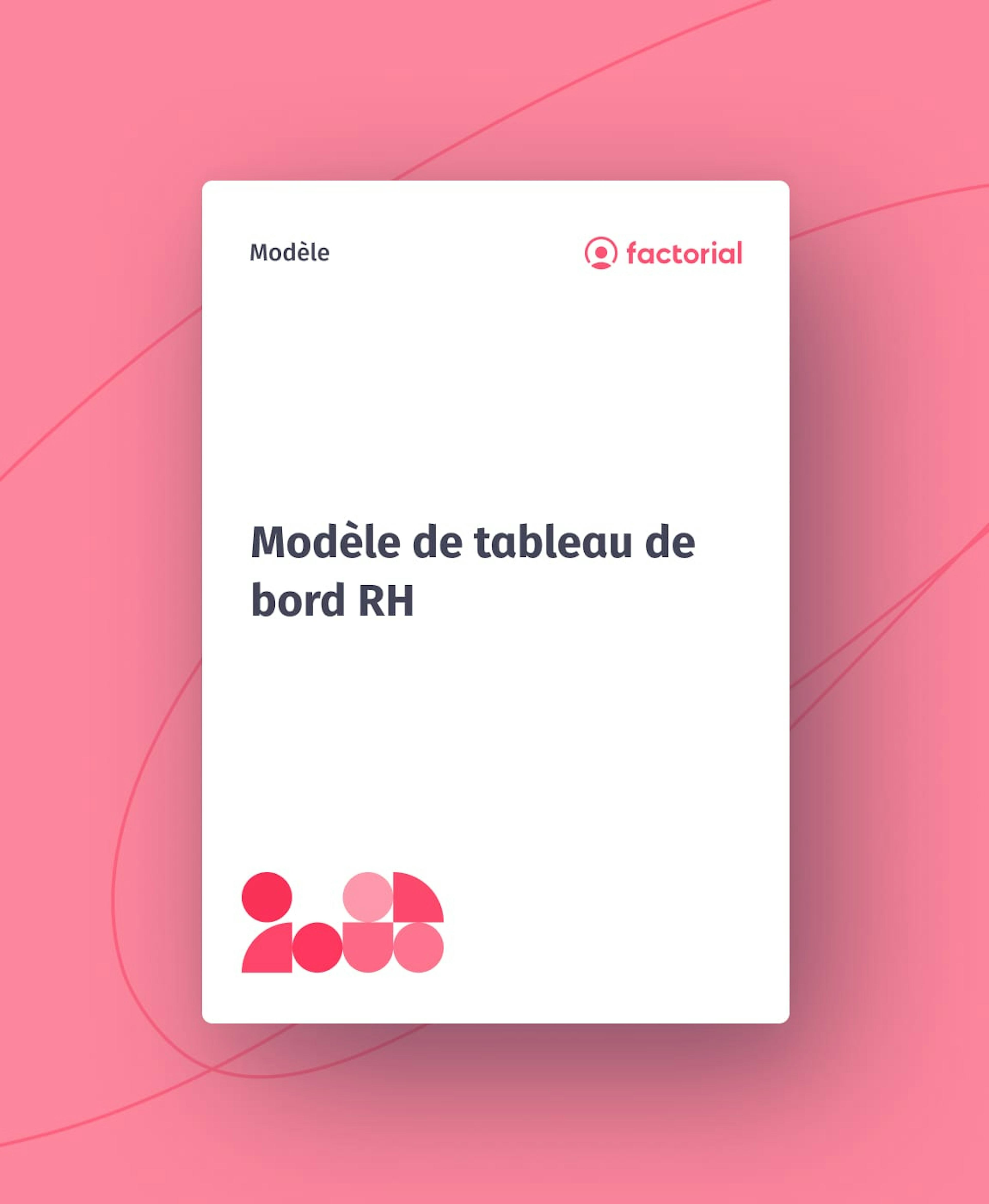 Modèle de tableau de bord RH