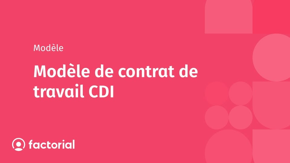 Modèle de contrat de travail CDI Modèle de contrat de travail CDI
