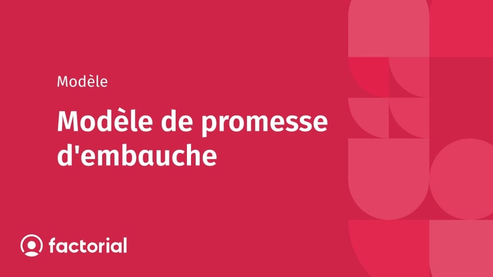 Modèle de promesse d'embauche