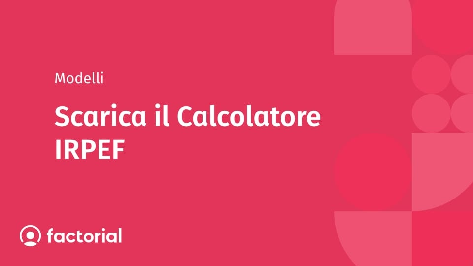 Scarica il Calcolatore IRPEF