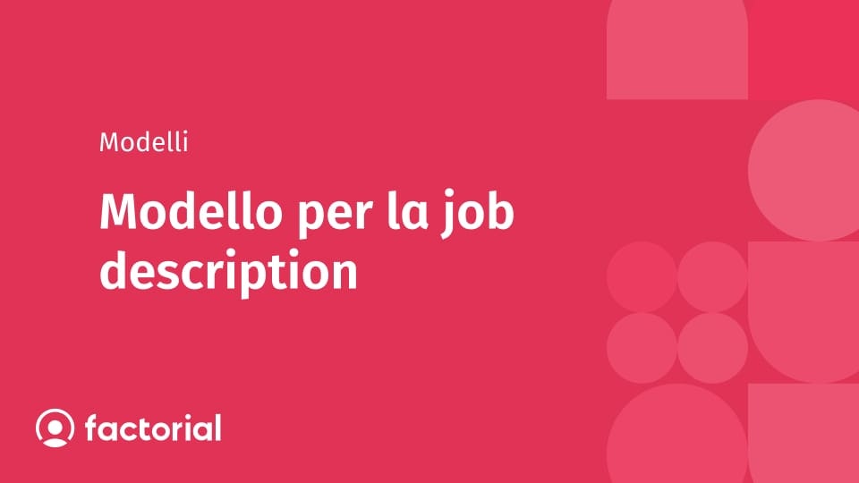 Esempio di job description