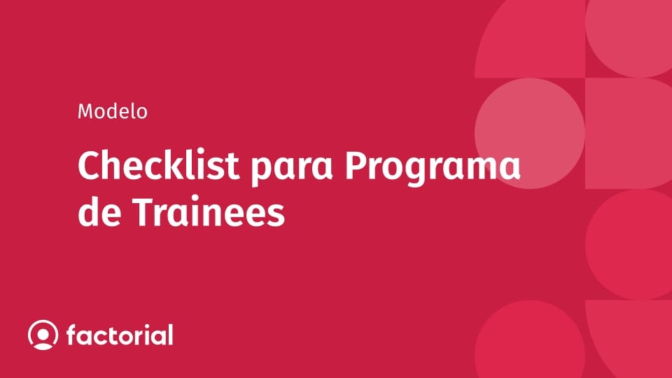 Checklist para Programa de Trainees Checklist para Programa de Trainees