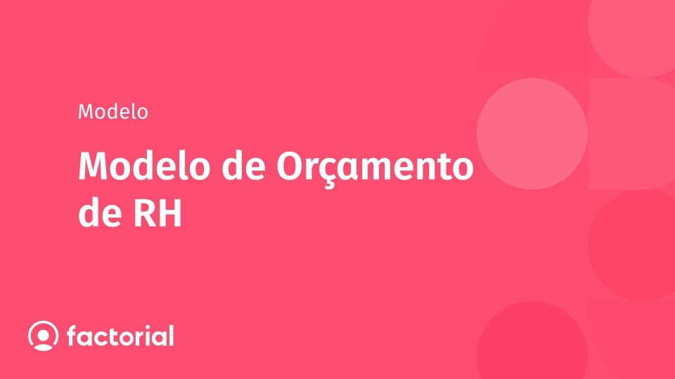 Modelo de Orçamento de RH Modelo de Orçamento de RH