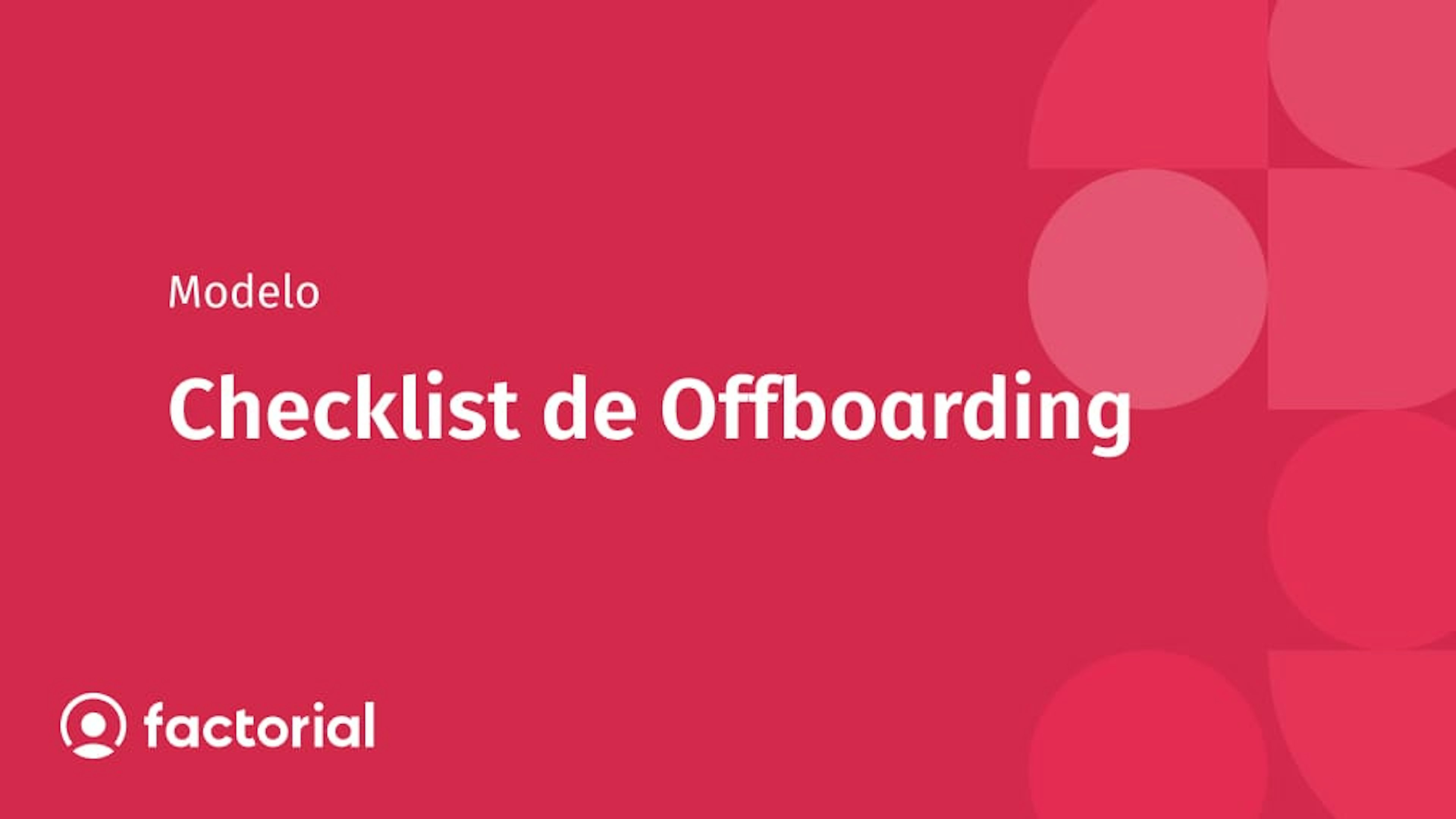 Checklist de Offboarding