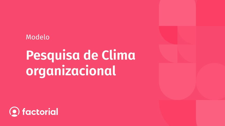 Pesquisa de Clima organizacional