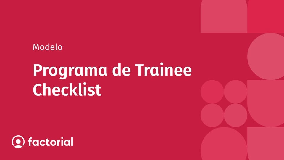 Programa de Trainee Checklist