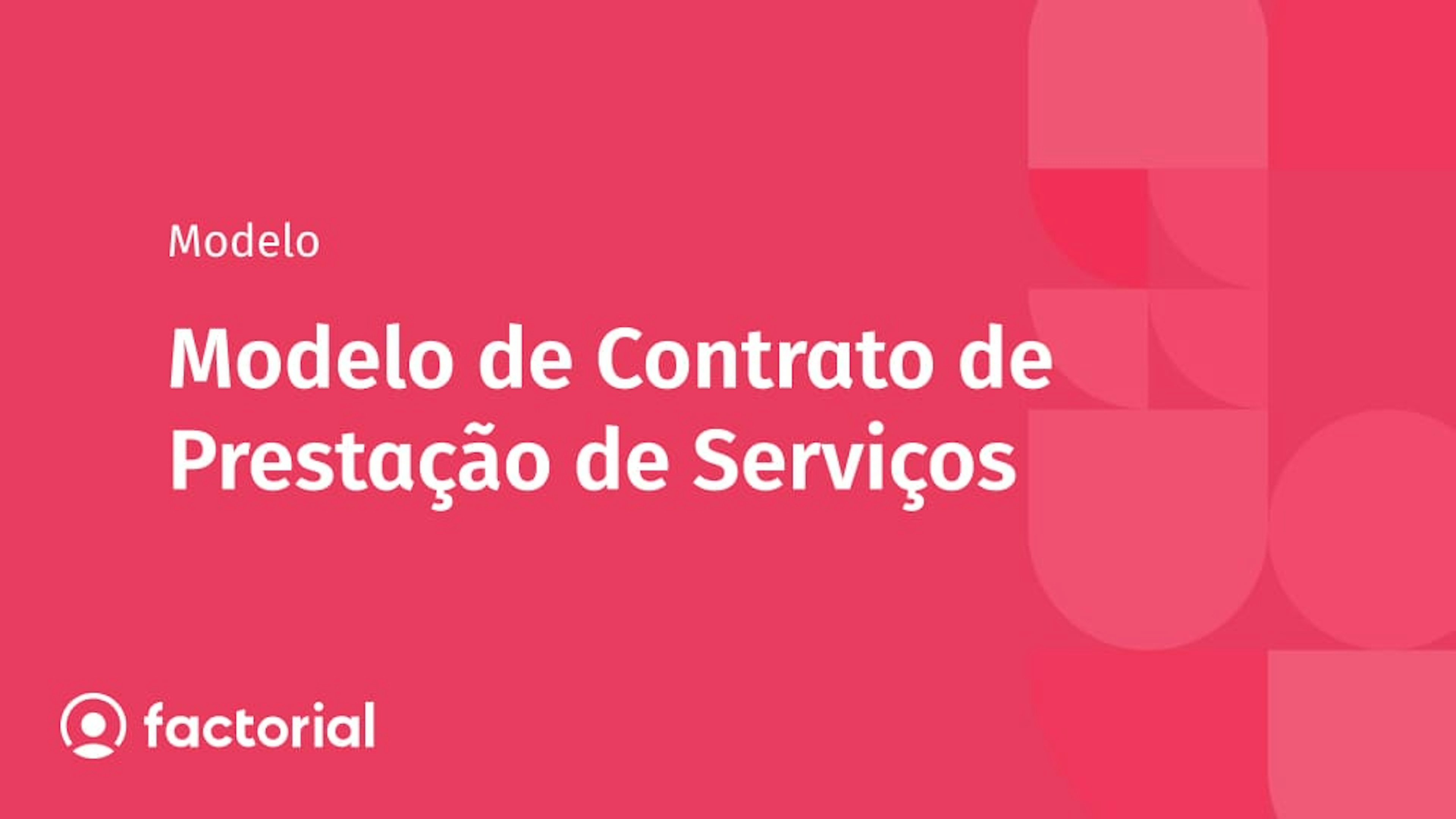 Modelo de Contrato de Prestação de Serviços