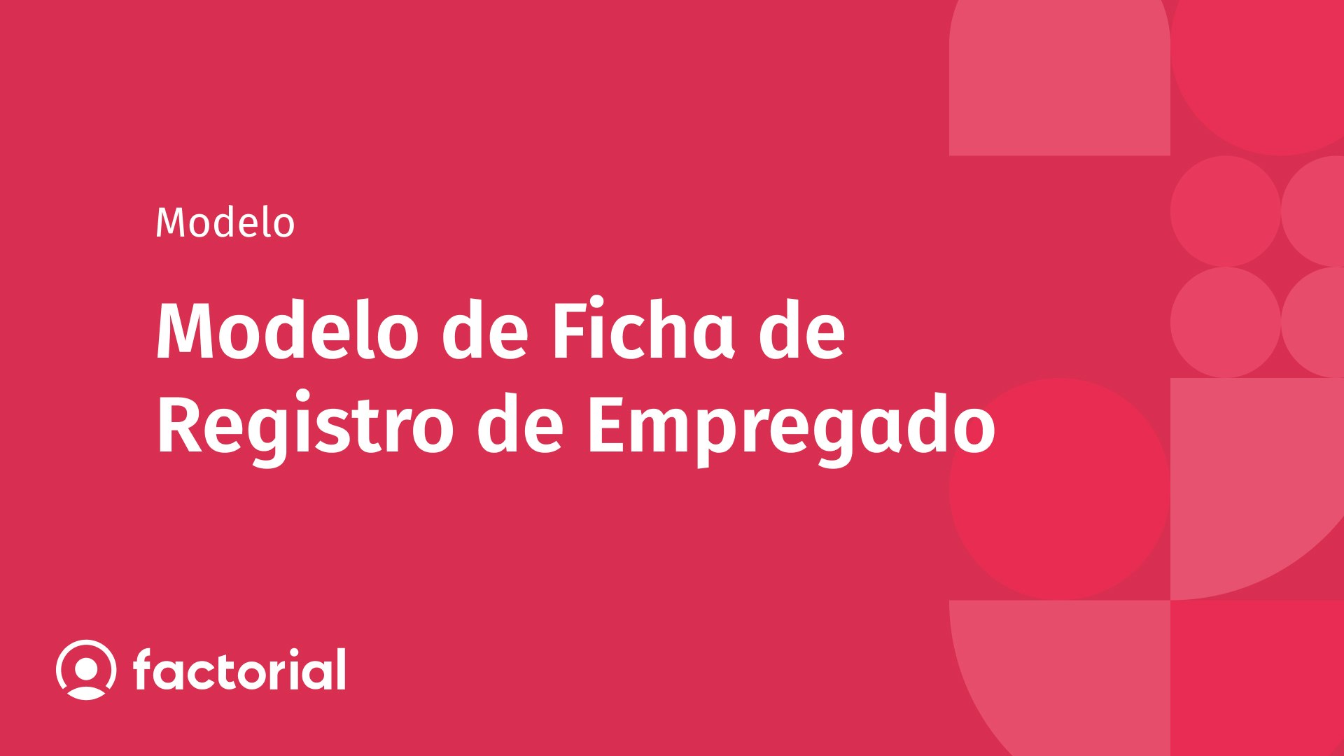 ficha de registro de empregado download