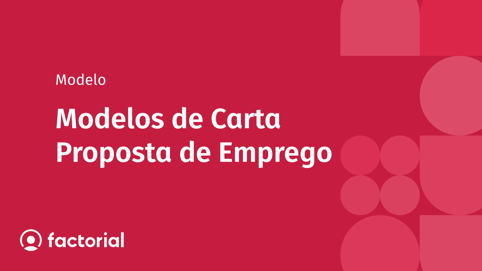 carta proposta de emprego