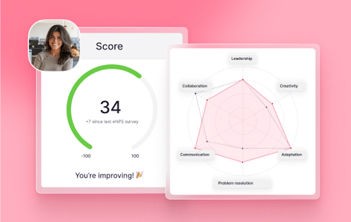Performance review cards