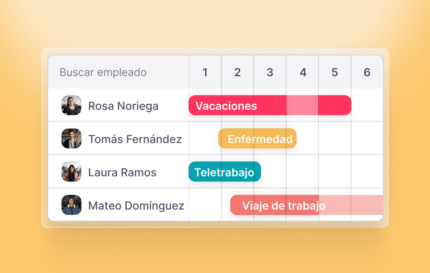gestión de ausencias control de ausencias