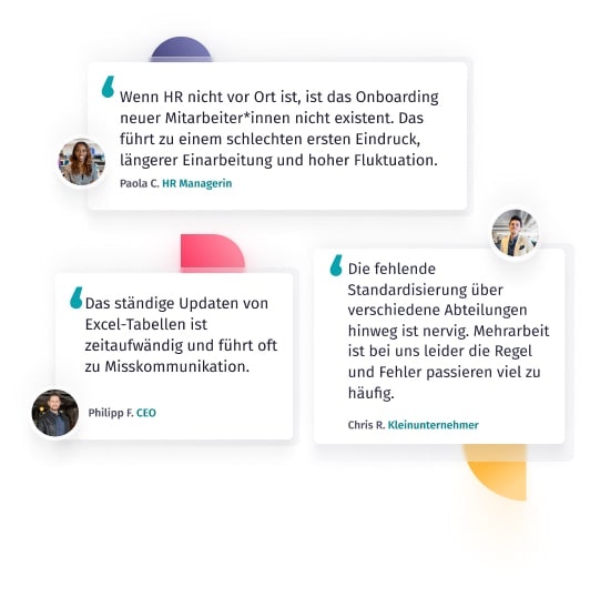 Probleme vor Nutzung HR Probleme vor Nutzung HR