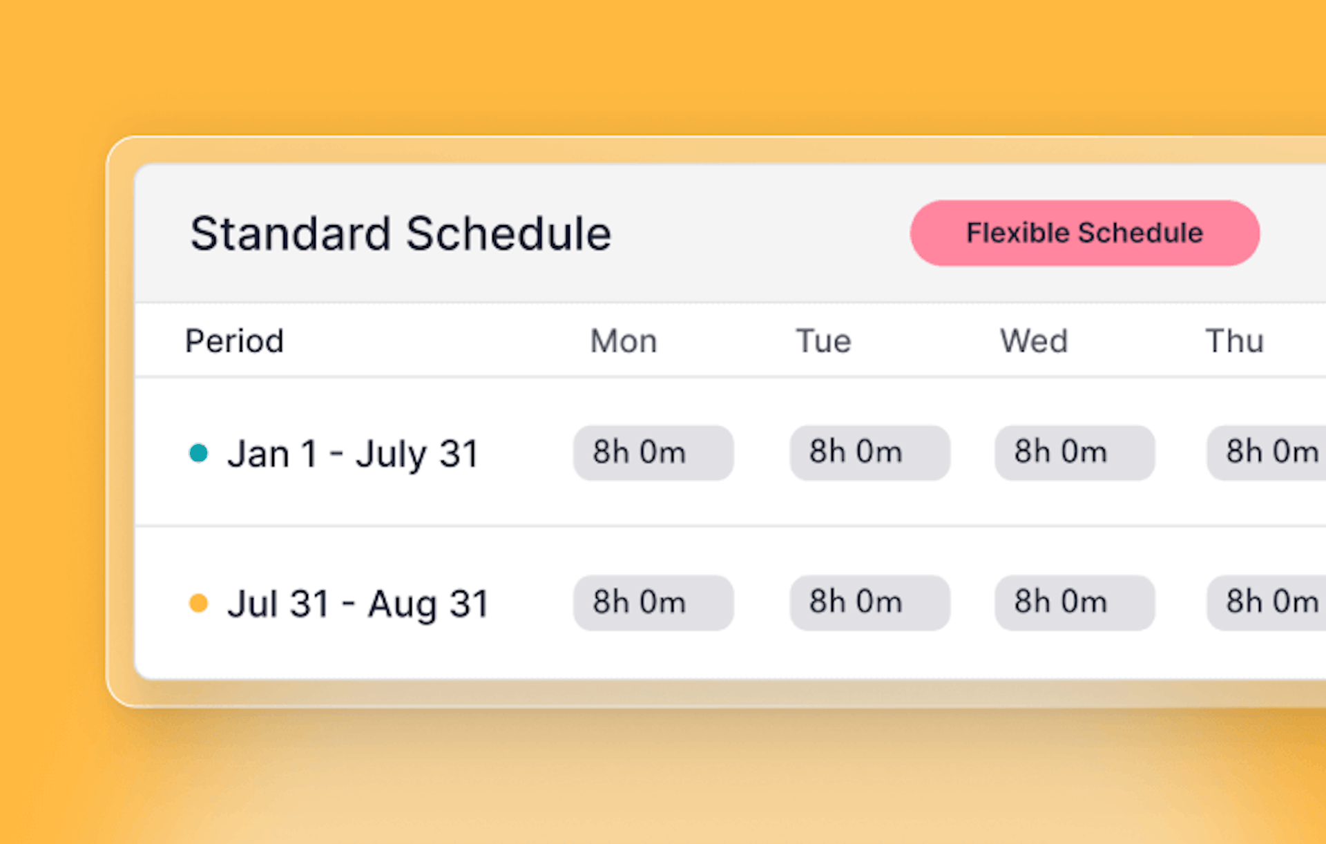 Manage the time your team works in seconds
