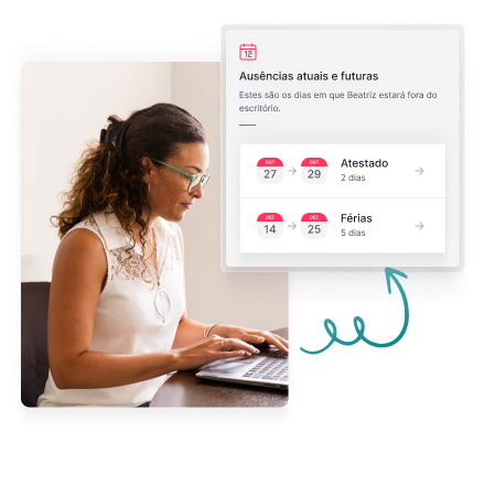 Solicitações de ausências, folgas, licenças e férias com praticidade