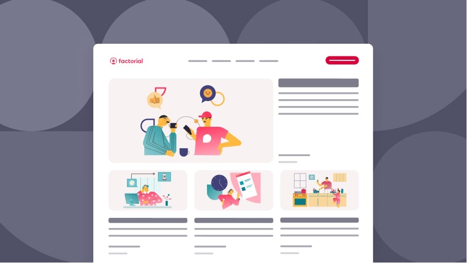 Factorial Blog Grafik von Factorials Blog-Homepage