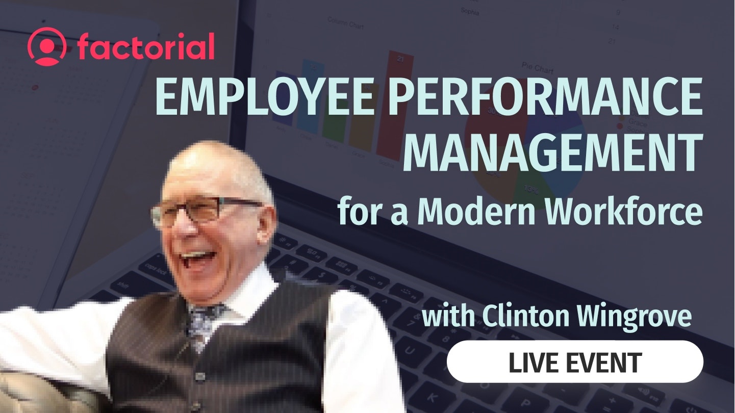 Employee Performance Management for a Modern Workforce Free HR Webinar with Clinton Wingrove