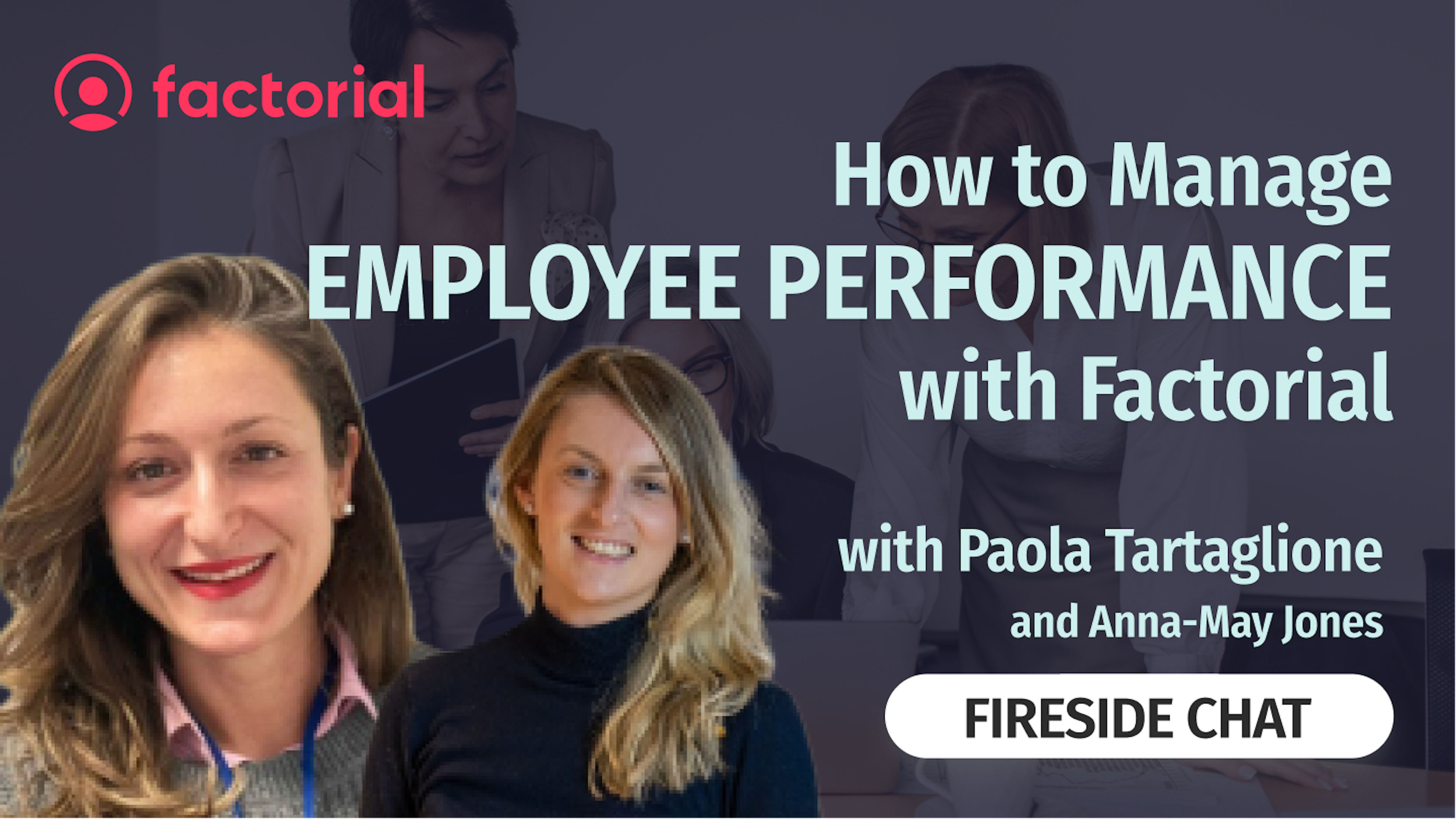 Free HR Webinar with Paola Tartaglione and Anna-May Jones