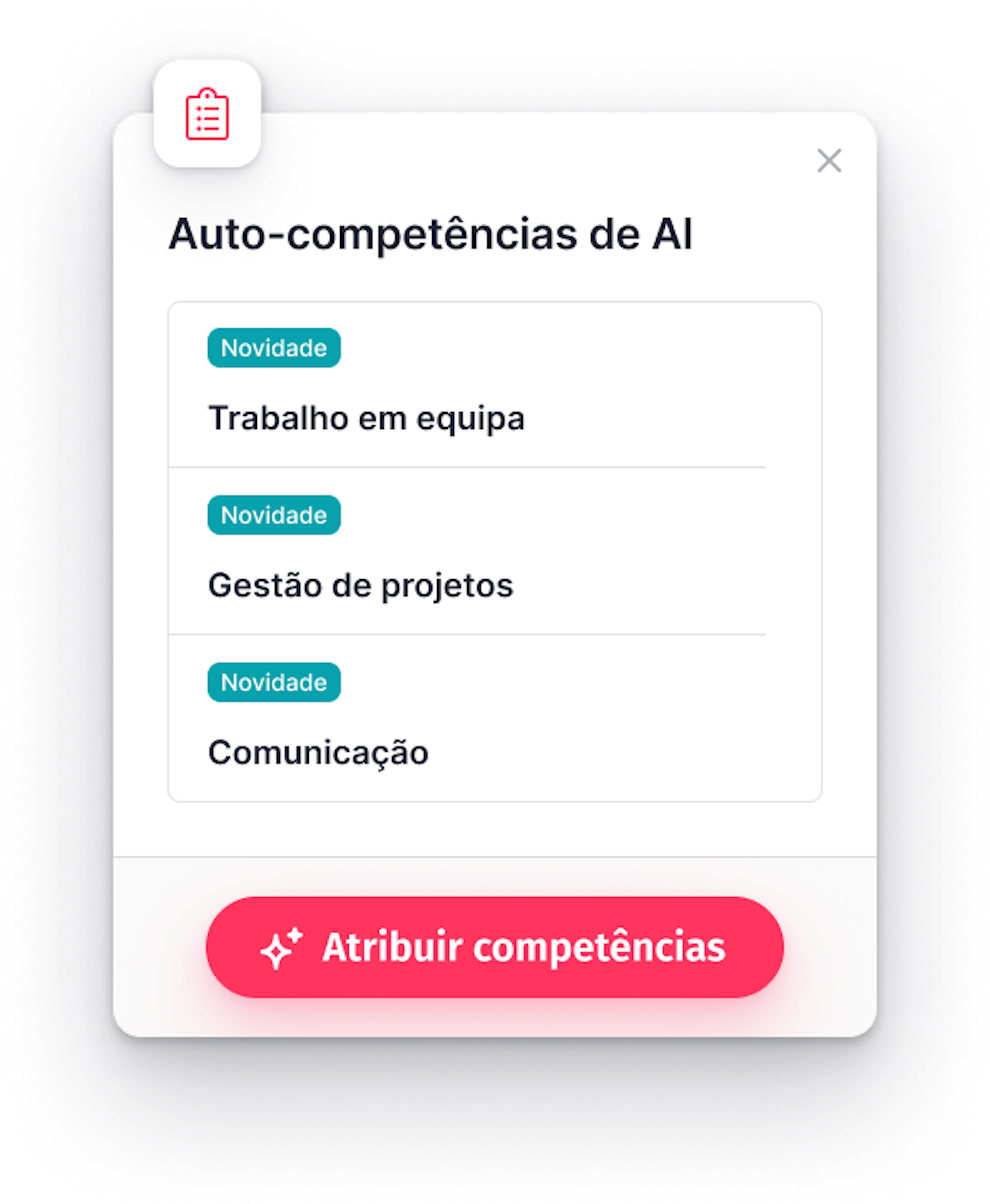 auto competências de AI