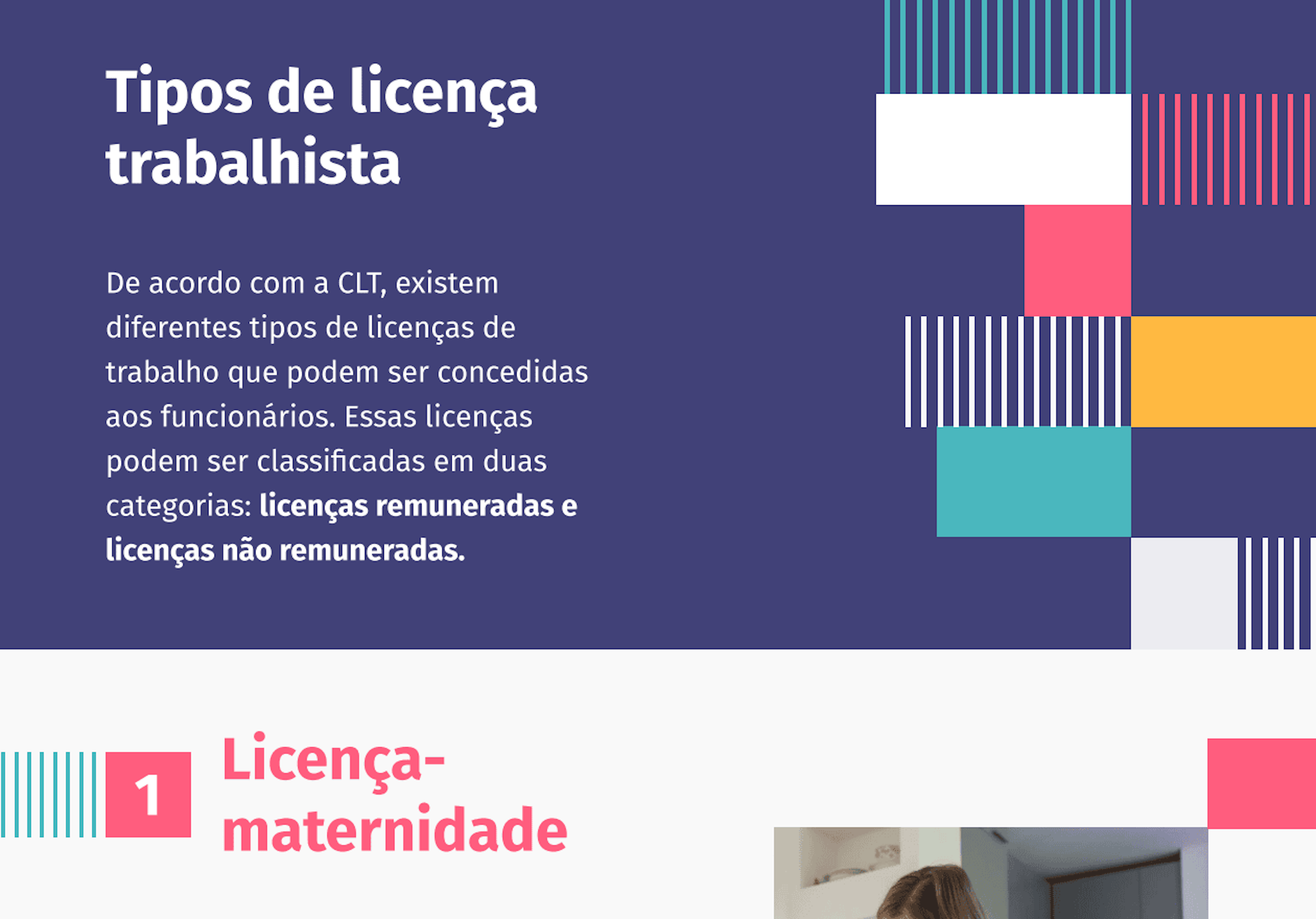 licença maternidade