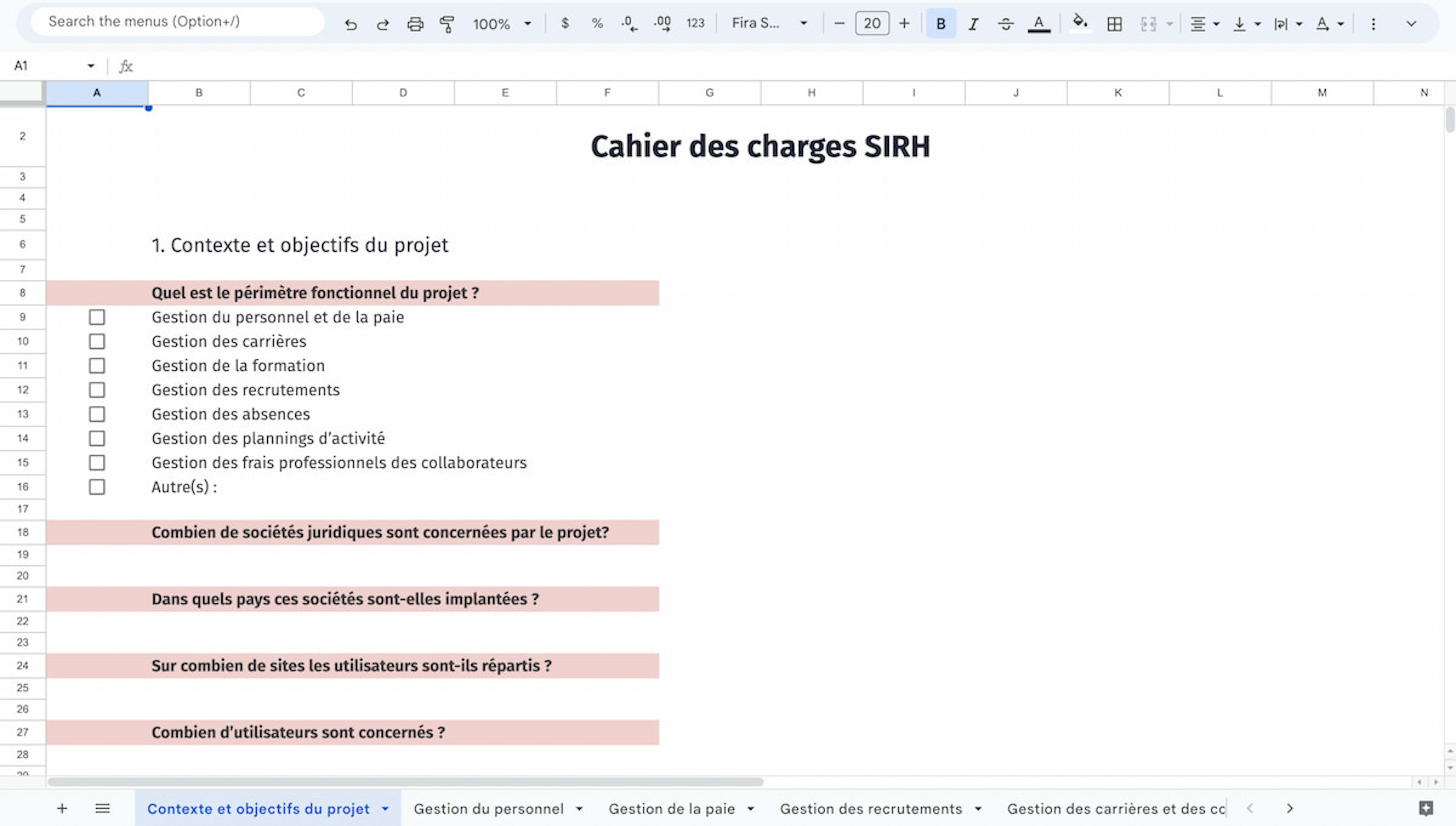 Modele Page De Garde Pour Un Cahier De Charge Immobilier Téléchargez votre modèle de cahier des charges SIRH - Factorial