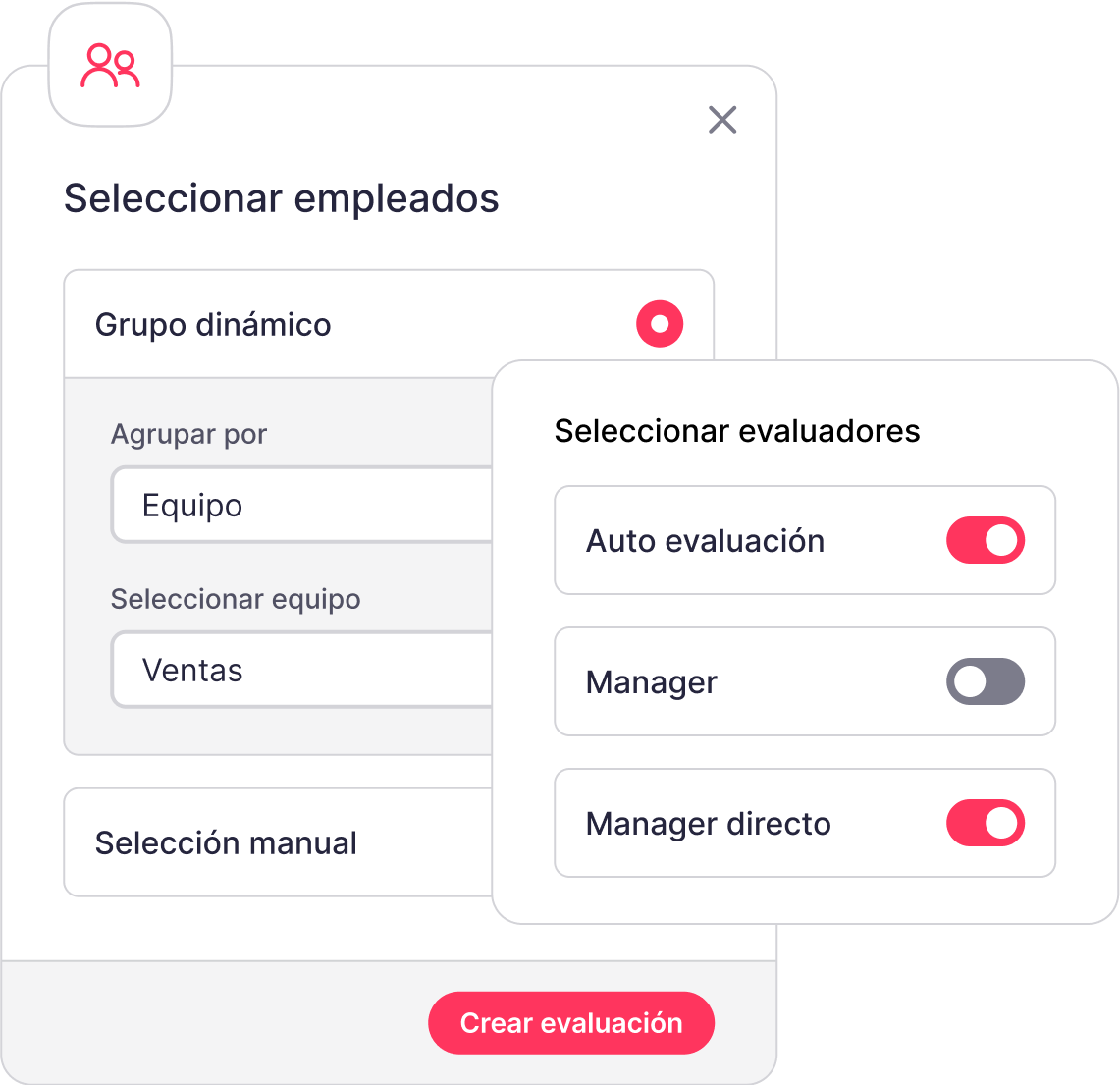 personaliza las evaluaciones