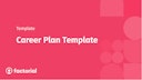 career plan template career plan template