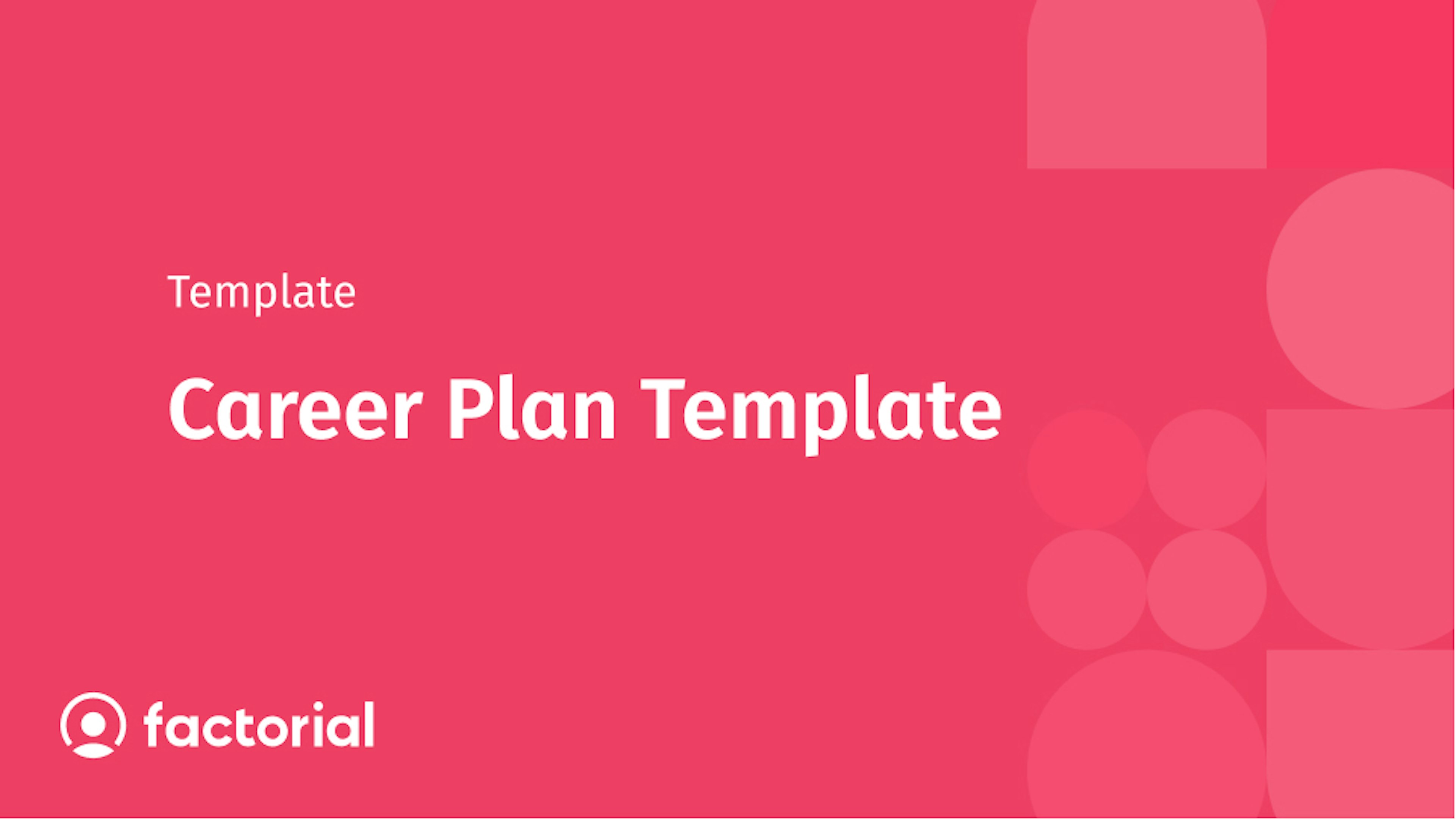 career plan template