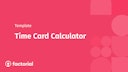 free time card calculator template