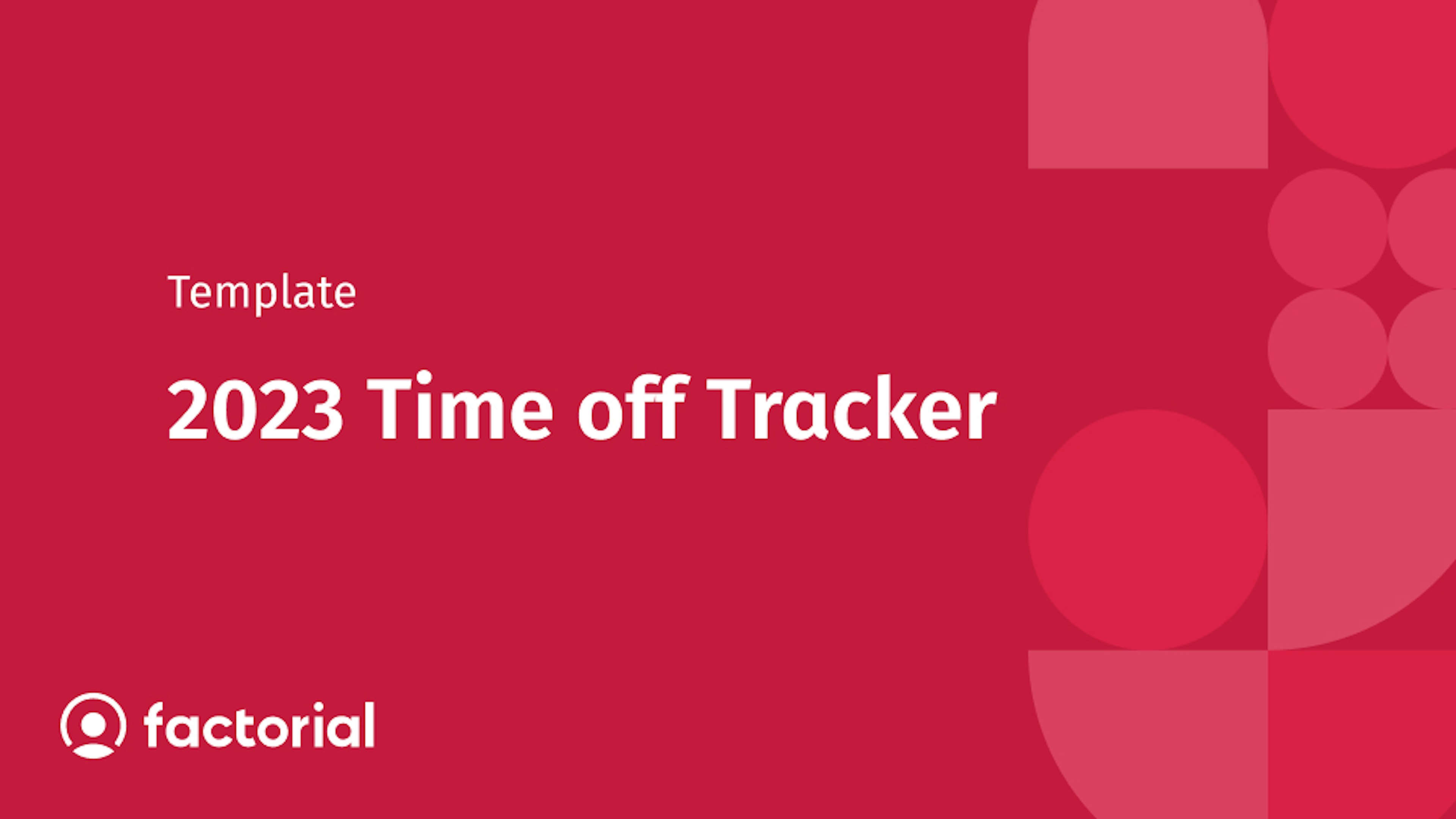 free time off tracker template