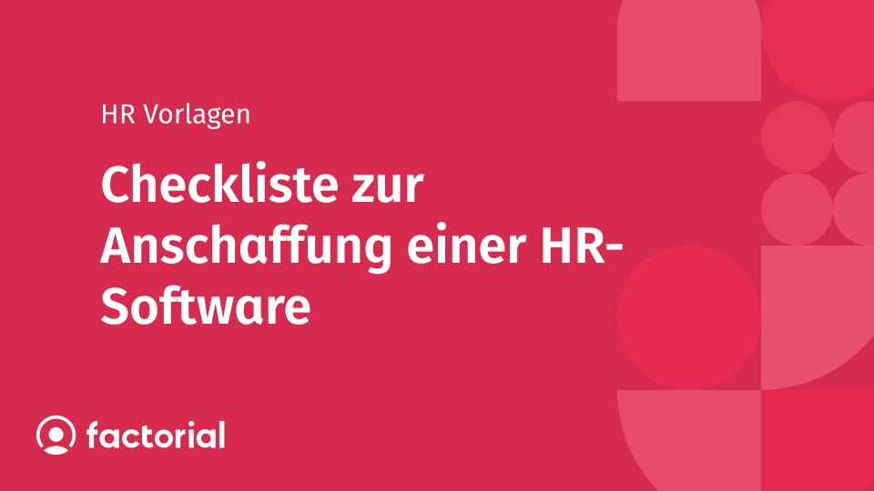 Thumbnail Checkliste zur Anschaffung einer HR-Software Thumbnail Checkliste zur Anschaffung einer HR-Software