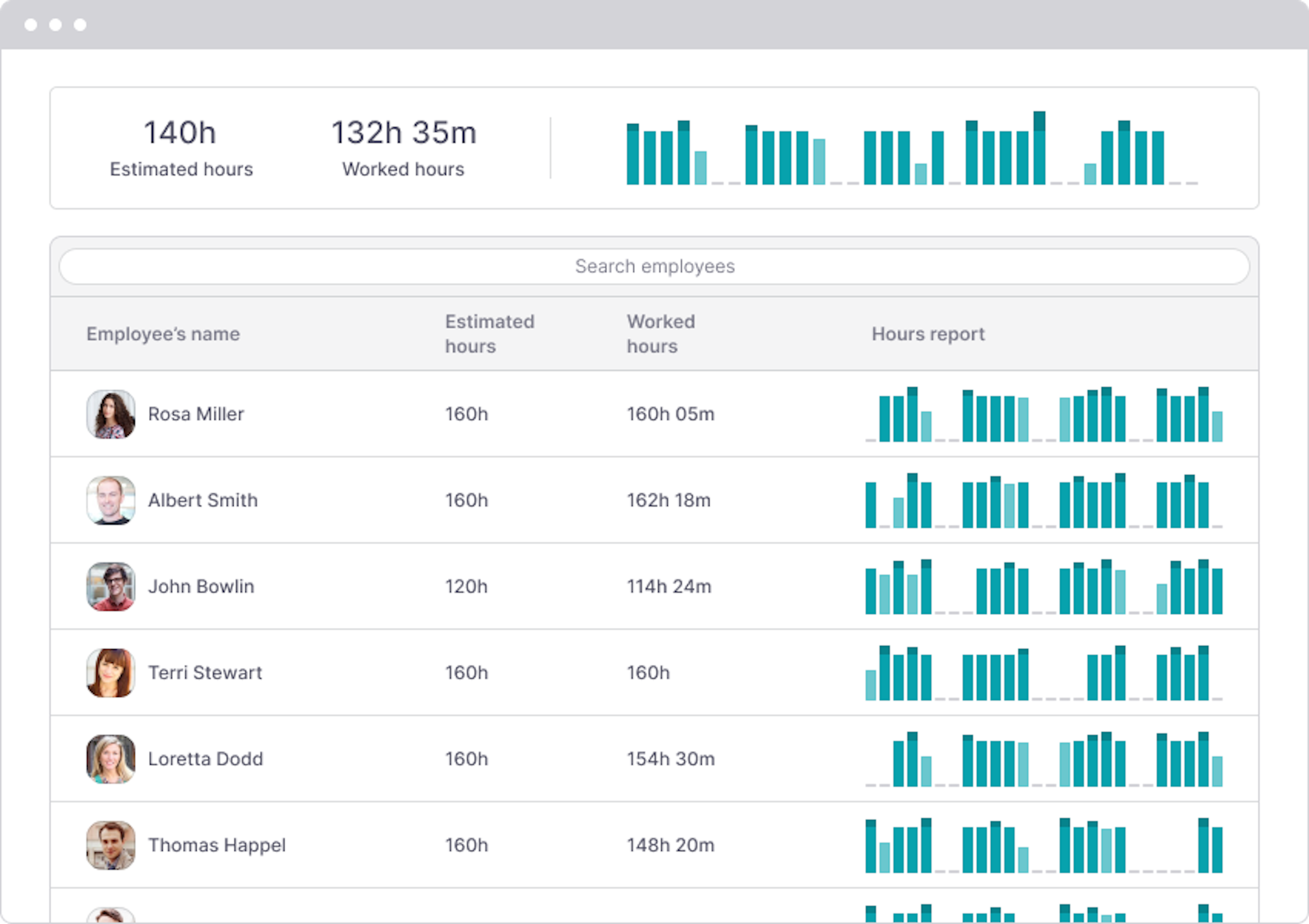 time card time tracking software