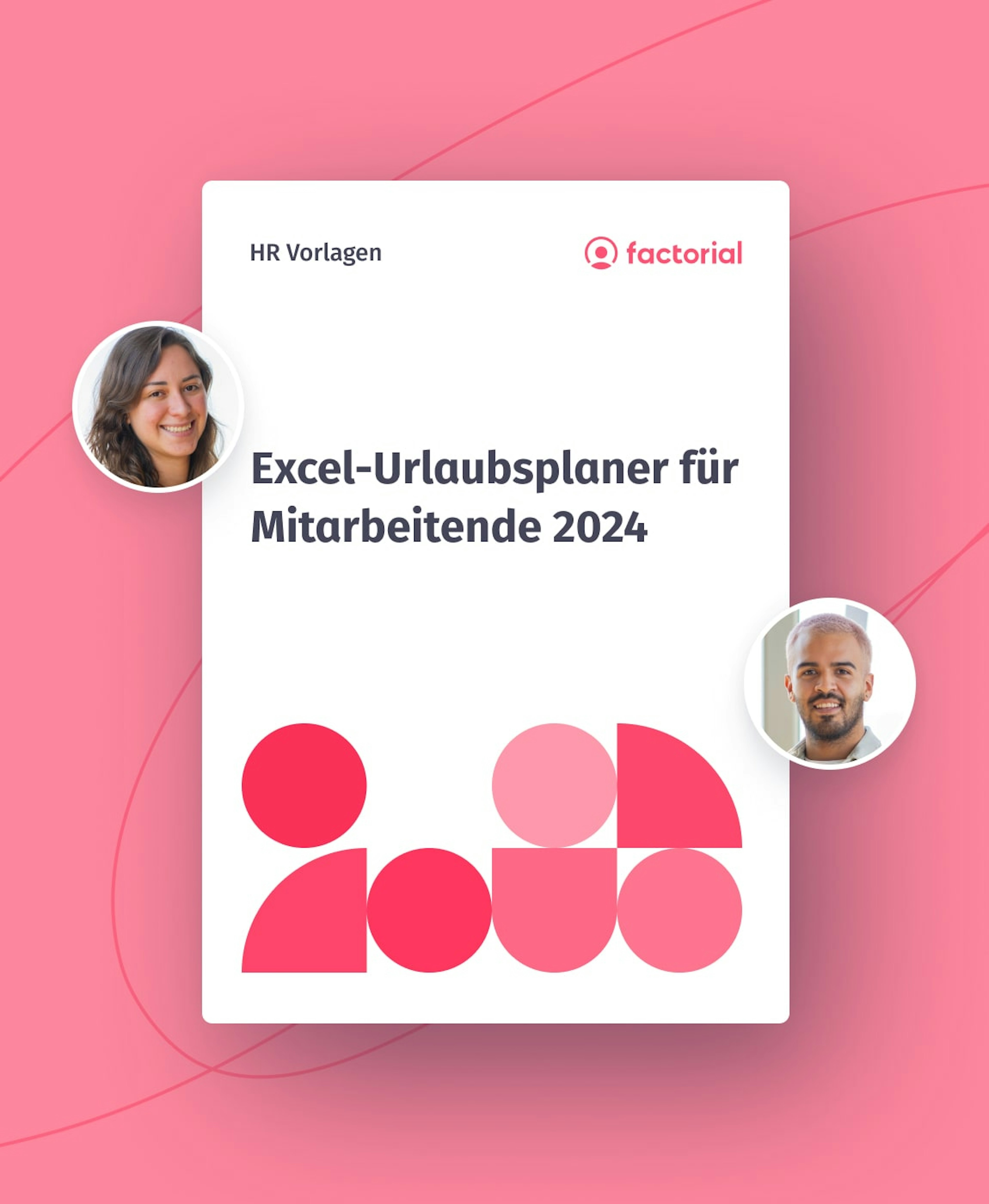 Titelblatt Excel-Urlaubsplaner für Mitarbeitende 2024