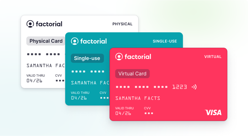 Automate expenses with Factorial Cards