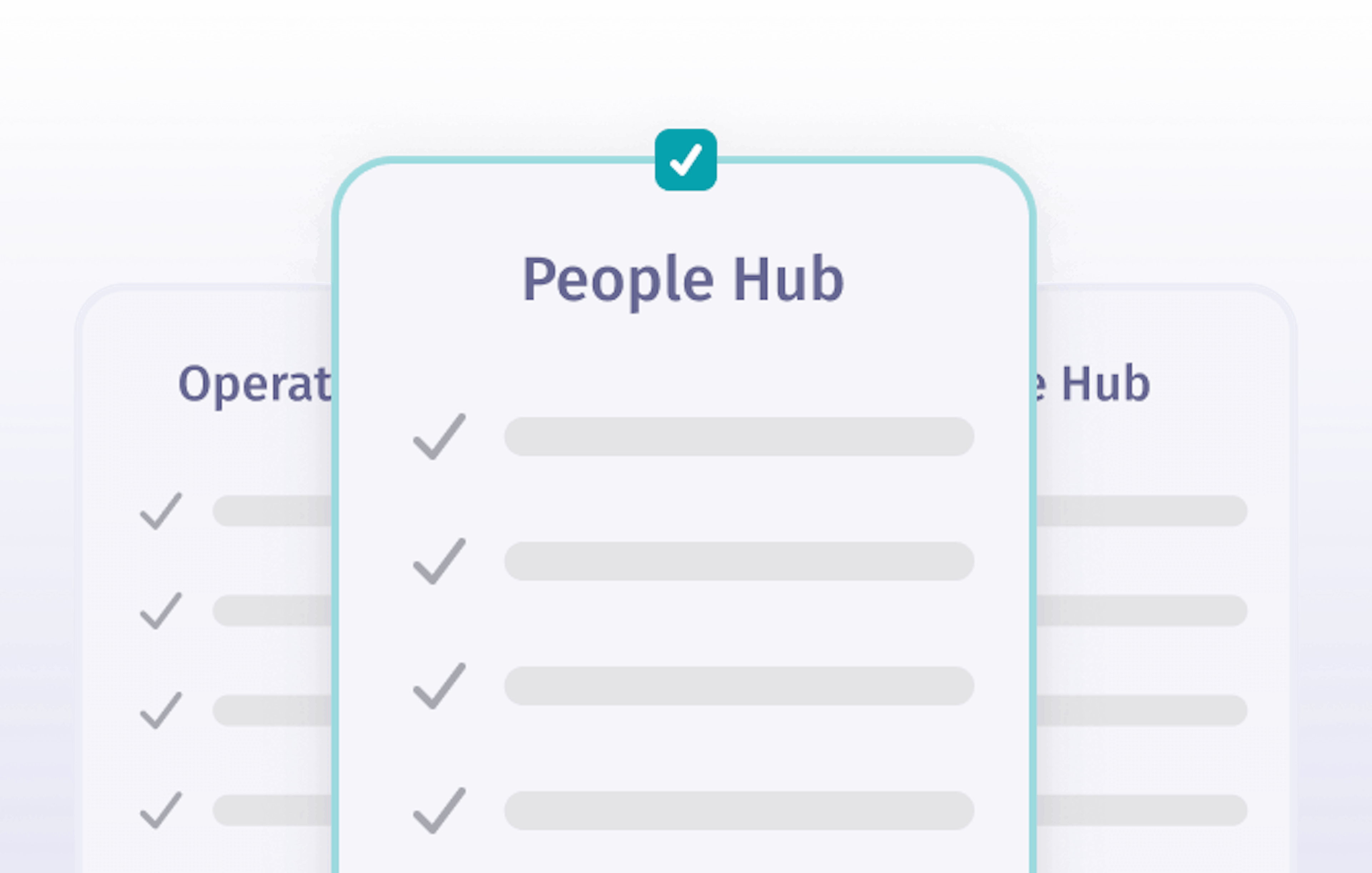 Verschiedene Piktogramme von Checklisten über Factorial Features