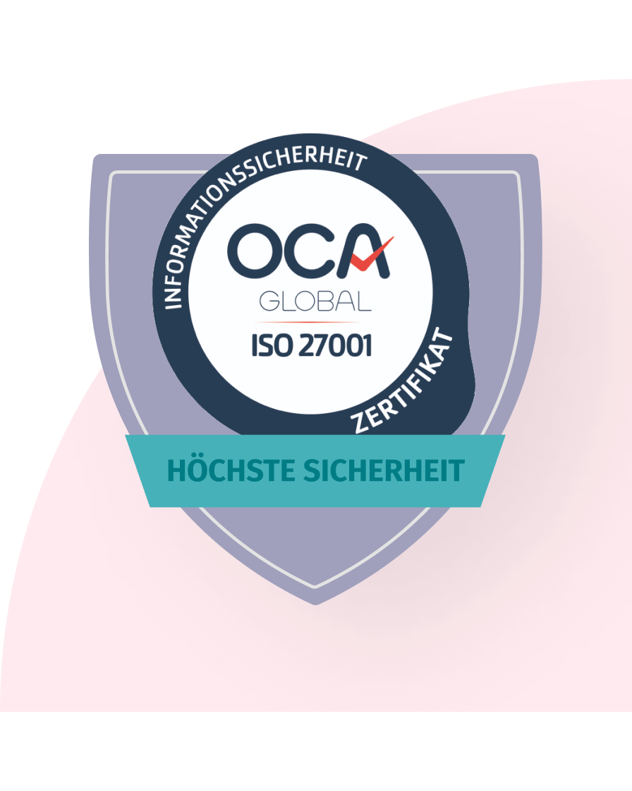 SIegel des OCA Global ISO 27001 Zertifikat Informationssicherheit