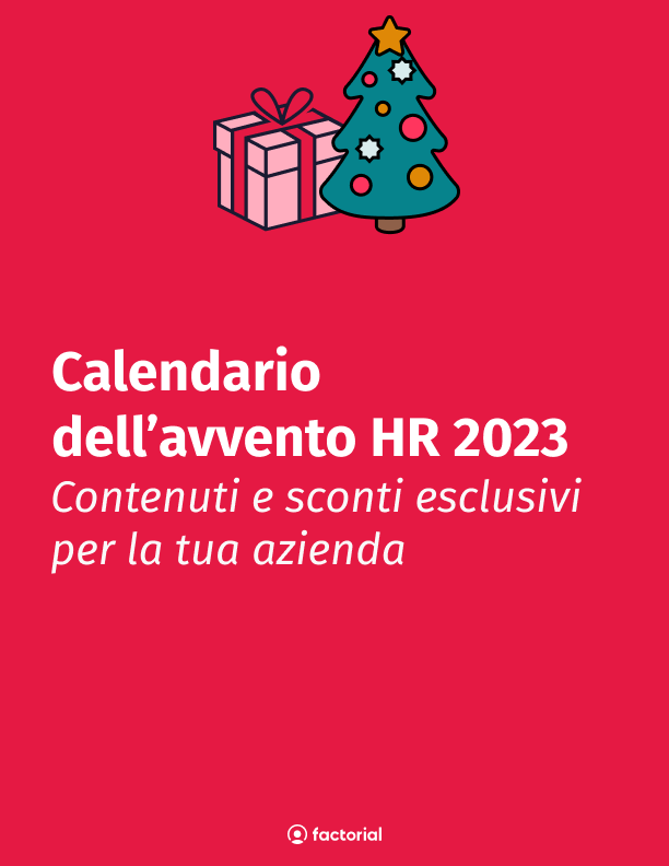 Calendario dell'avvento HR 2023 Contenuti e sconti esclusivi per il mese di dicembre